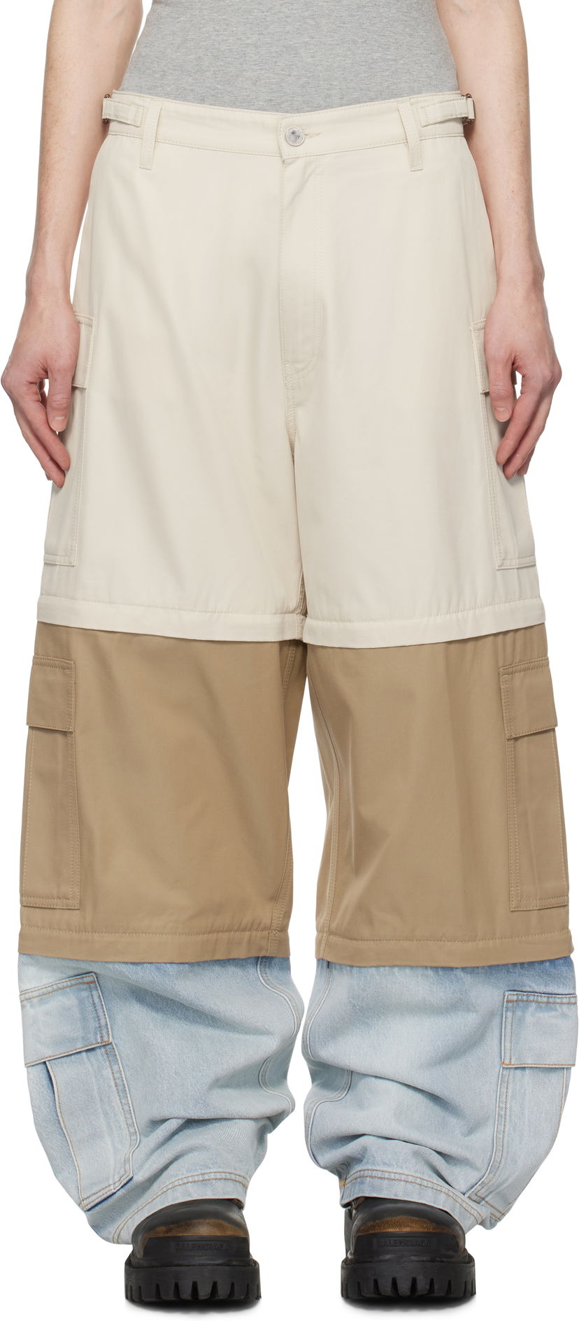 Cargo hlače VETEMENTS Vetements Deconstructed Triple Cargo Pants Višebojno | UA66PA510S