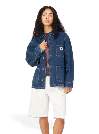 Kaputi Carhartt WIP OG Michigan Coat "Blue stone washed" Tamnoplava | I031923_01_06