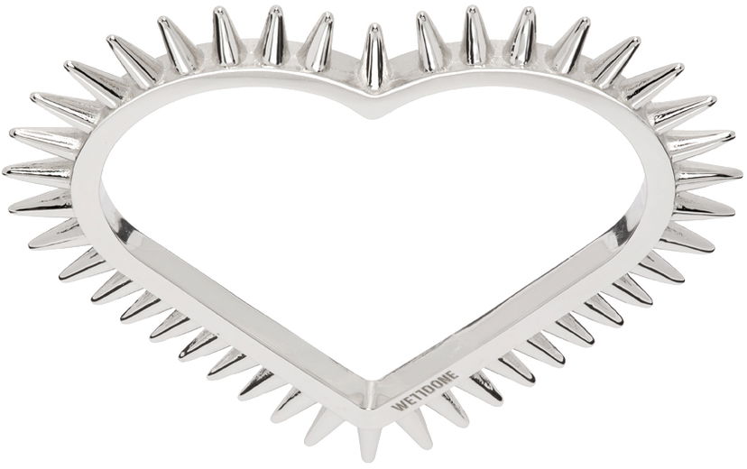 Narukvica We11done Spike Heart Double Ring Metalik | WD-AJ1-23-504-U-SV