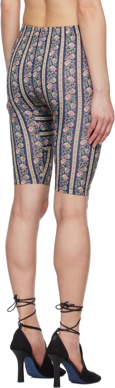 Kratke hlače Vivienne Westwood Vivienne Westwood Floral Print Cycling Shorts Tamnoplava | 3J01000E-J008A-, 2