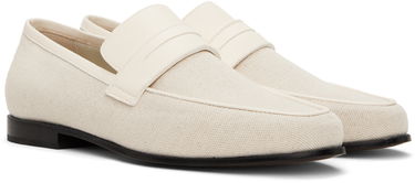 Odjeća TOTEME TOTEME 'The Canvas' Penny Loafers Bijela | 233-8014-855, 3