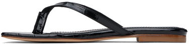 Dodaci Coperni Coperni Croco Slanted Flip-Flops Crna | COPSH54838, 2