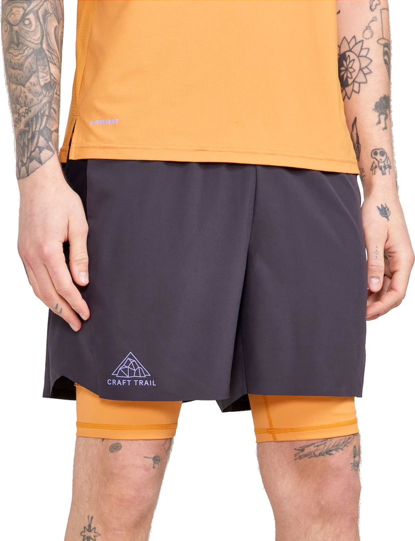 Kratke hlače Craft PRO Trail 2in1 Ljubičasta | 1912447-992574