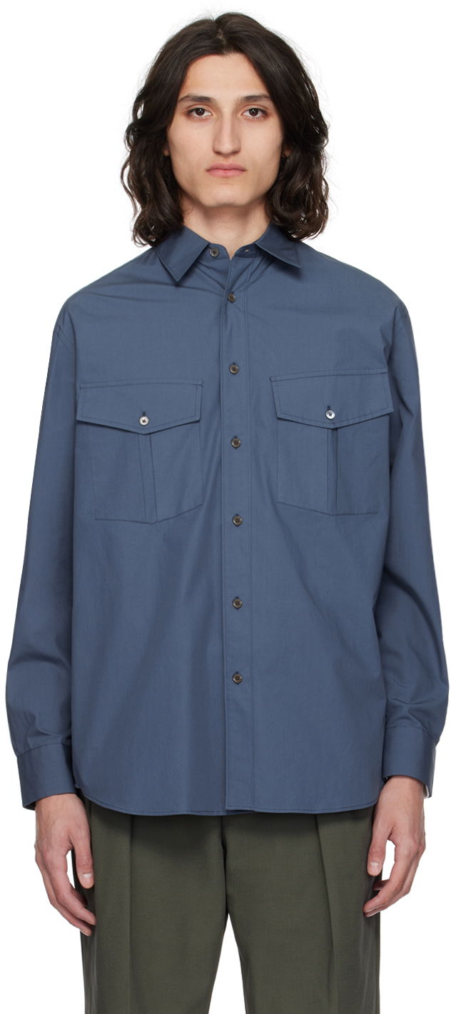 Košulja Paul Smith Paul Smith Oversized Shirt Plava | M1R-817Y-M01673-47