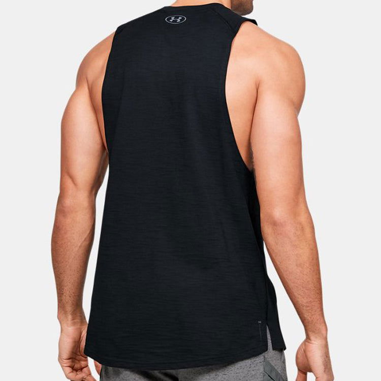 Majica bez rukava Under Armour Project Rock Men's Cotton Tank Crna | 1351523-001