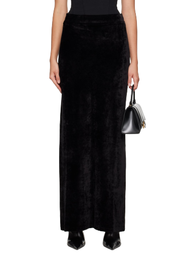 Suknja Balenciaga Drawstring Maxi Skirt Crna | 751375 TOV10