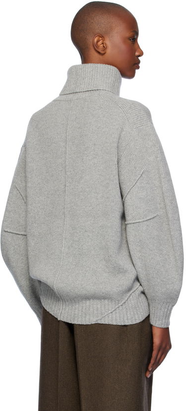 Džemper Helmut Lang Apex Turtleneck Sweater Siva | O06HW708, 2
