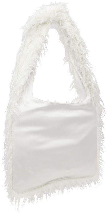 Torba za rame We11done We11done Faux-Fur Shoulder Bag Bijela | WD-AB3-22-473-U-WH, 2