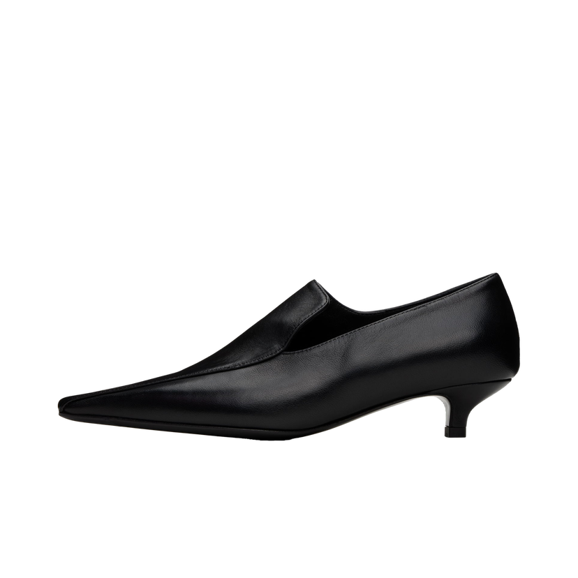 Tenisice i cipele TOTEME Leather Kitten Heel Pumps Crna | 251-WAS4692-LE0104