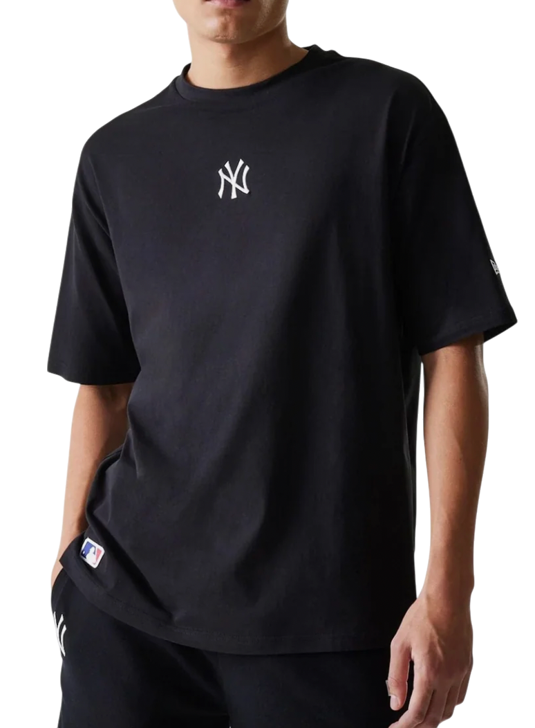 Majica kratkih rukava New Era New Era MLB New York Yankees T-Shirt Crna | 60675746-60675746, 0