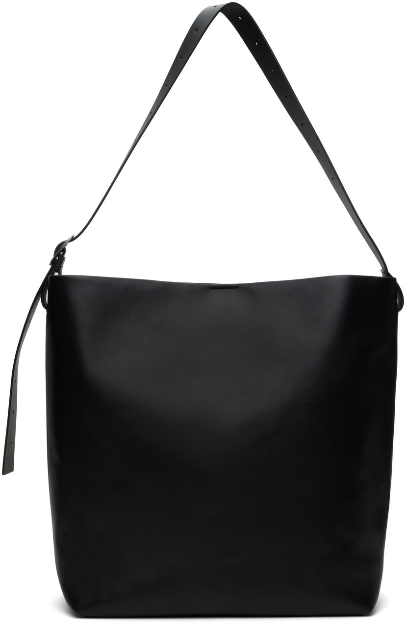 Tote bag Jil Sander Jil Sander Square Belt Large Bag Crna | J08ZH0066_P8361