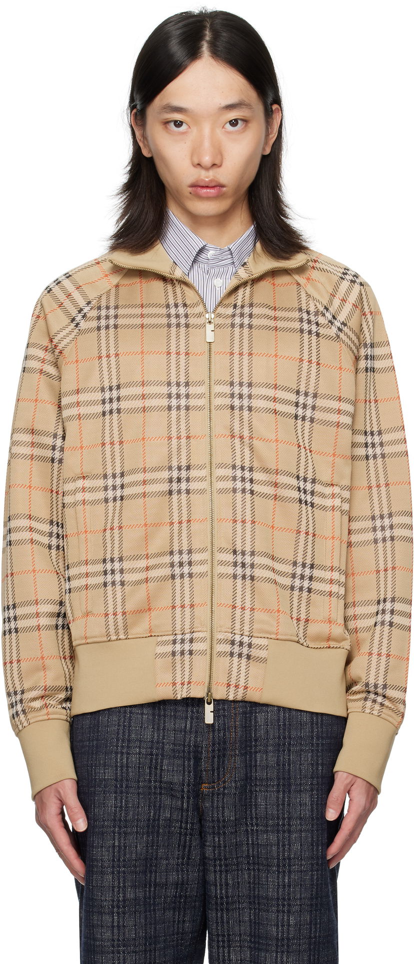 Trenerka Burberry Burberry Check Track Jacket Bež | 8113844