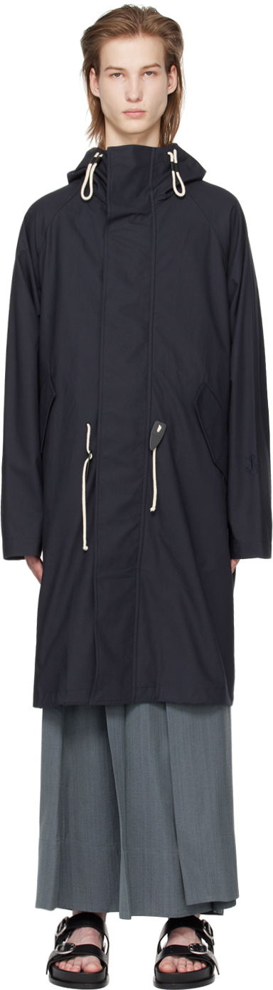Parka Jil Sander Drawstring Parka Tamnoplava | J47AA0110_J45039
