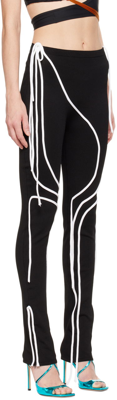 Tajice Ottolinger Ottolinger Strappy Leggings Crna | 703101, 1