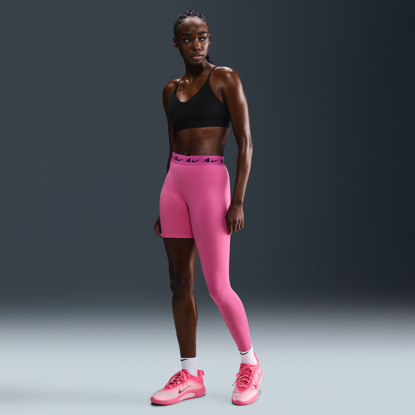 Tajice Nike A'ja Wilson A'symmetric Mid-Rise Single-Leg Basketball Leggings Crna | HQ6455-684