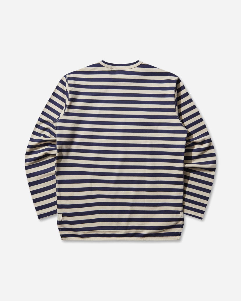 Majica kratkih rukava Junya Watanabe Striped Longsleeve T-Shirt Tamnoplava | WP-T004-W25 1