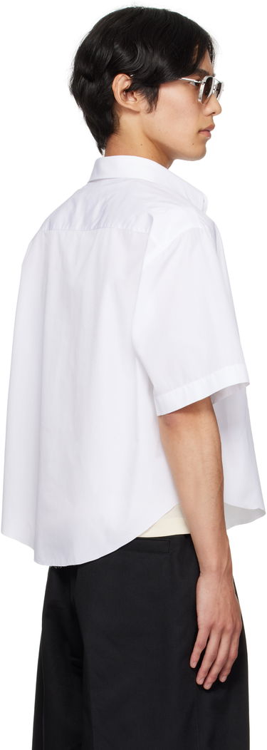 Košulja Maison Margiela Maison Margiela Cropped Button-Up Shirt Bijela | S50DR0012 S43001, 2