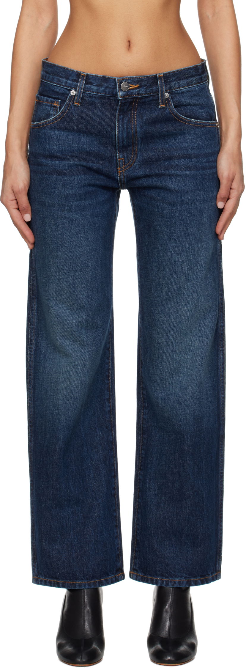 Jeans Khaite Kerrie Wide Leg Jeans Plava | 1047908010