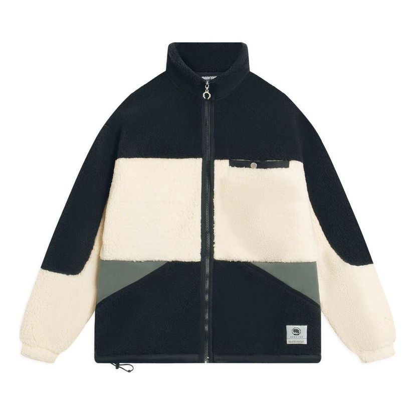 Jakna Li-Ning BadFive Color Block Fleece Jacket Crna | AFDSA71-3