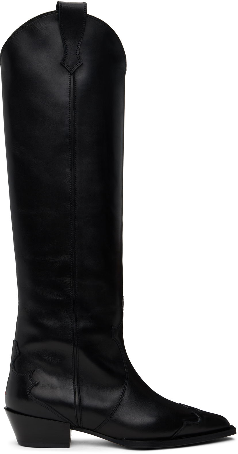 Haljina Aeyde Aeyde Aruna Leather Cowboy Tall Boots Crna | A11-KB-ARUP40CH-223-800-001