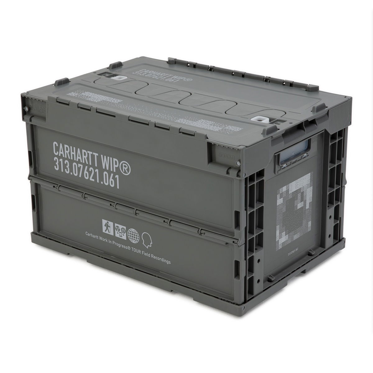 Home decor Carhartt WIP WIP Tour Foldable Container Siva | I034891_2, 0