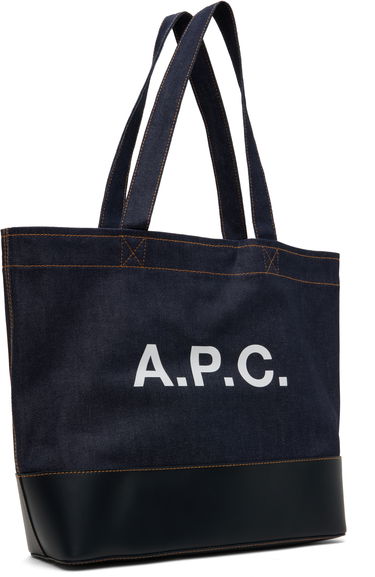 Tote bag A.P.C. A.P.C. Axel E/W Denim Tote Plava | CODDP-M61917, 3