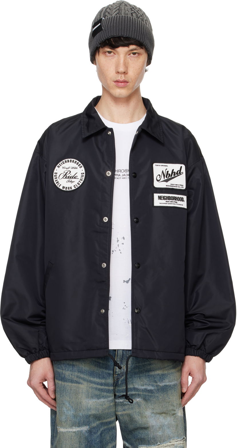 Vjetrovka Neighborhood Windbreaker Jacket Crna | 242TSNH-JKM02