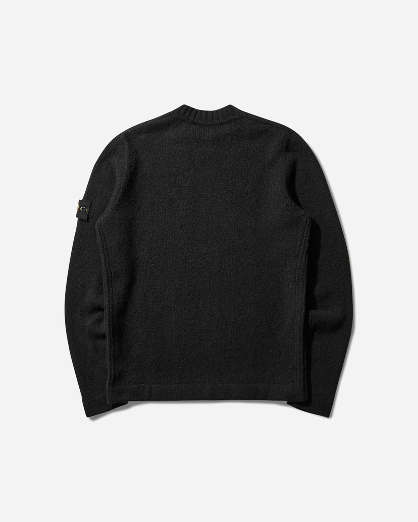 Džemper Stone Island Brushed Wool Knit Sweater Crna | K2S15-5100056-S00N2 V0029
