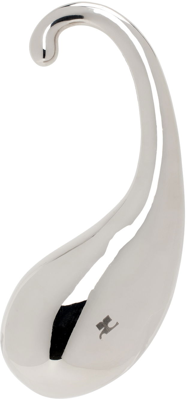 Naušnice Courrèges Drop Metallic Single Ear Cuff Metalik | 224ABO053LA0001