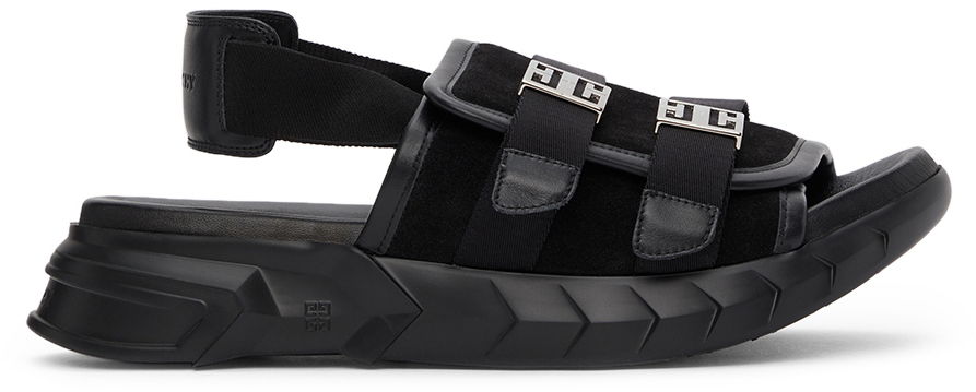 Tenisice i cipele Givenchy Givenchy Marshmallow Slingback Sandals Crna | BE305SE14B, 0