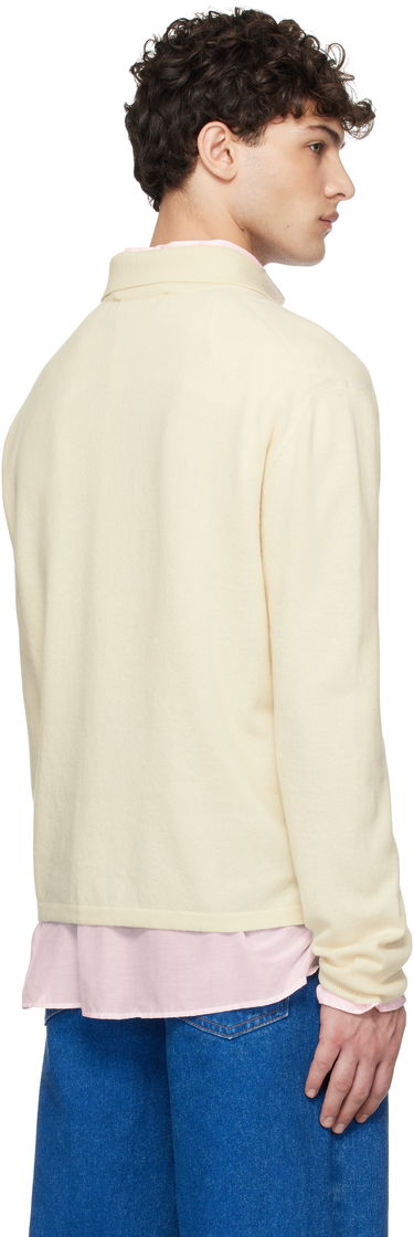 Džemper Marni Marni Argyle Detail Knit Polo Shirt Bež | POMG0072Q2 UFH546, 2
