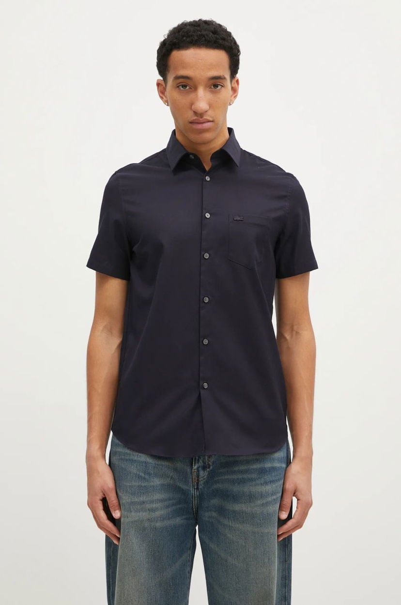 Košulja Lacoste Navy Blue Regular Fit Shirt Plava | CH8528