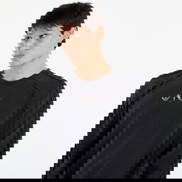 Majica kratkih rukava adidas Originals Thug Club Teamgeist Long Sleeve T-Shirt with Mesh Panels Crna | KC2196, 1