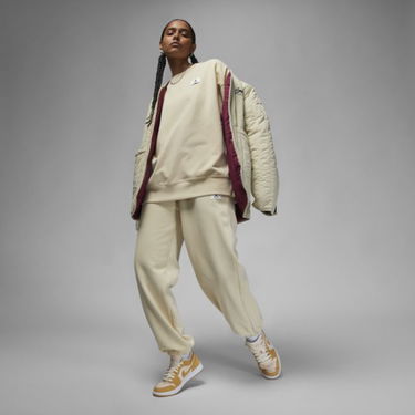 Dukserice Jordan Flight Fleece Crew Bež | DQ4599-234, 1