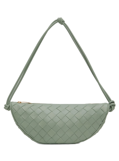 Torba za rame Bottega Veneta Pouch On Strap Bag Zelena | 729377 VCPP3