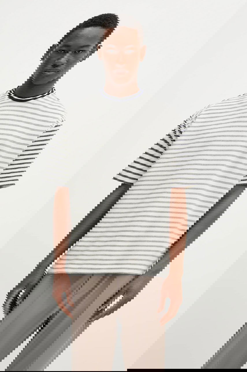 Majica kratkih rukava Paul Smith Paul Smith Striped T-Shirt Bijela | M1R.110Y.P02657, 0