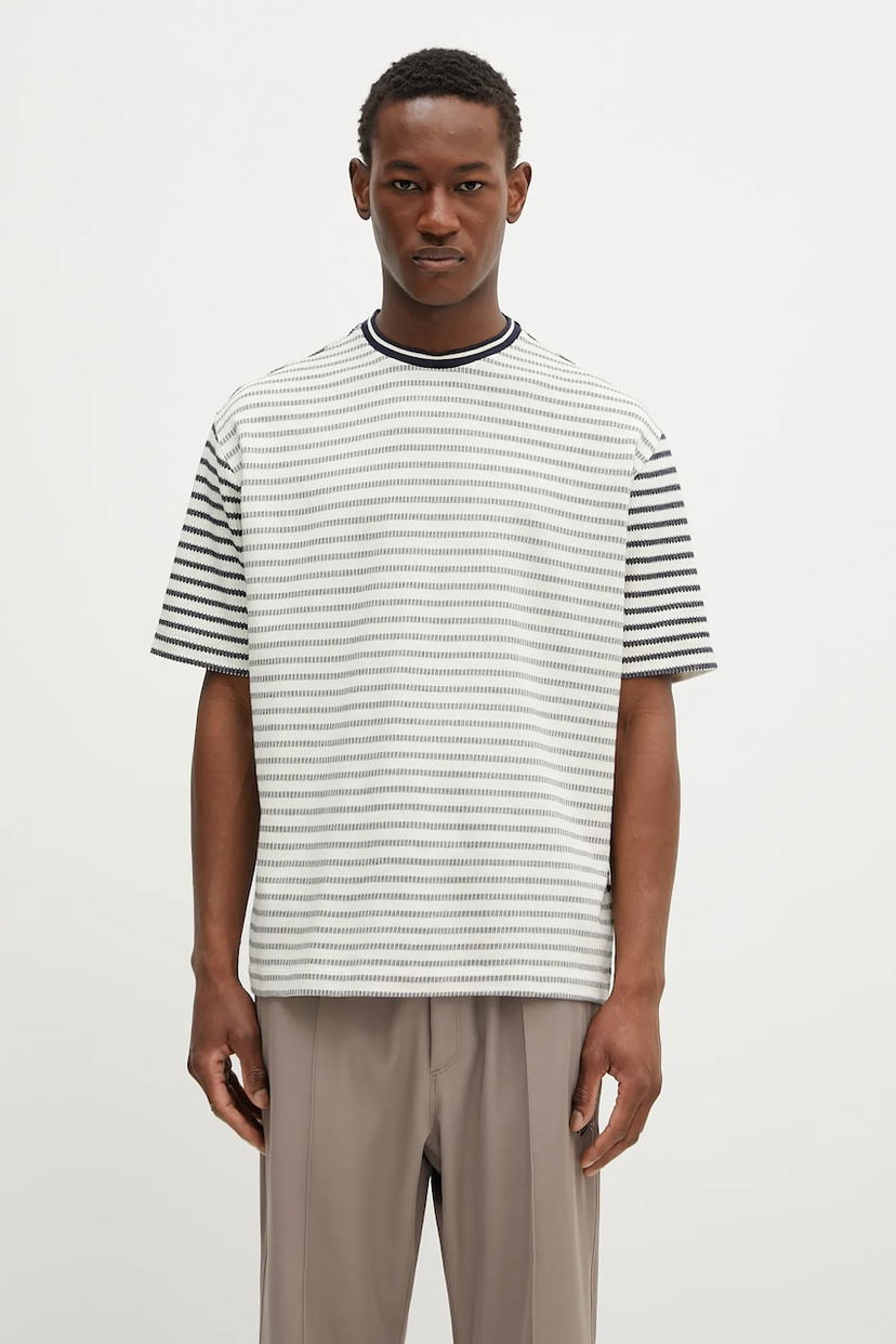 Majica kratkih rukava Paul Smith Paul Smith Striped T-Shirt Bijela | M1R.110Y.P02657