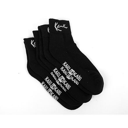 Čarape Karl Kani Karl Kani Signature Ankle Socks 3-Pack Crna | KK3002040