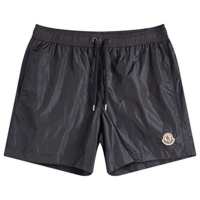 Kratke hlače Moncler Logo Swim Shorts Tamnoplava | 2C000-06-53326-743