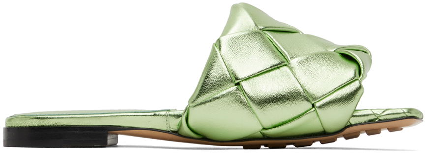 Tenisice i cipele Bottega Veneta Lido Sandals "Green" Zelena | 608853 V29N0, 0