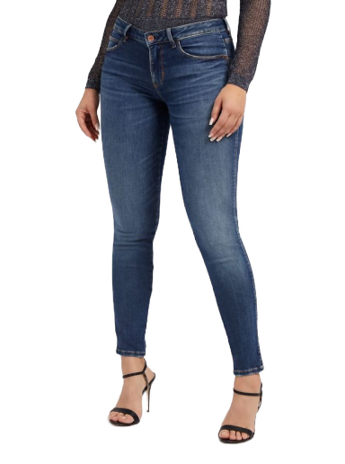 Hlače i traperice GUESS Fit Denim Plava | W2YAJ2D4Q02