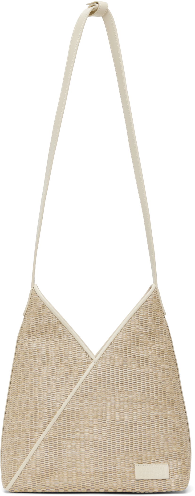 Ručna torbica Maison Margiela MM6 Maison Margiela Raffia Shoulder Bag Bež | SB5ZH0019 P7256