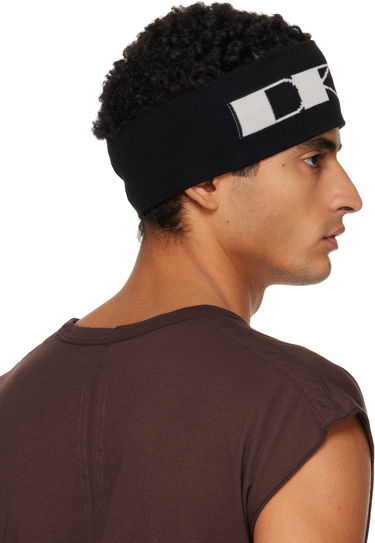 Šešir Rick Owens Rick Owens DRKSHDW Concordians Cotton Headband Crna | DA02E7480 KP6, 2