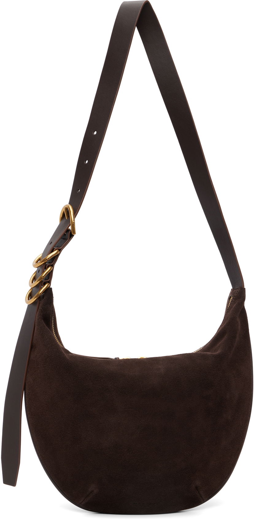 Torba za rame rag & bone rag & bone Mercer Medium Suede Shoulder Bag Smeđa | SD100902