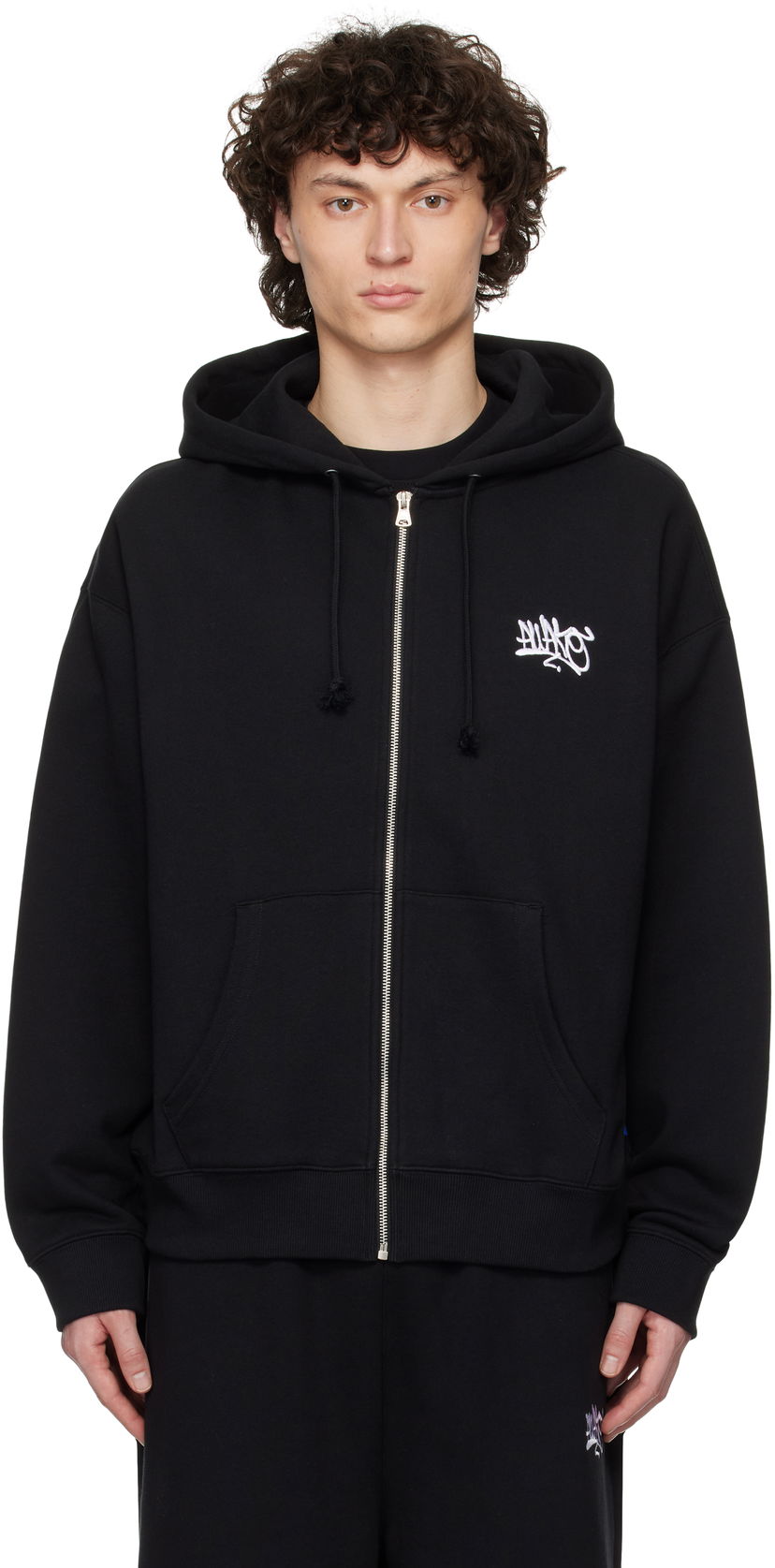 Dukserice Awake NY Awake NY All City Zip-Up Hoodie Crna | AWK-SP25-HD005