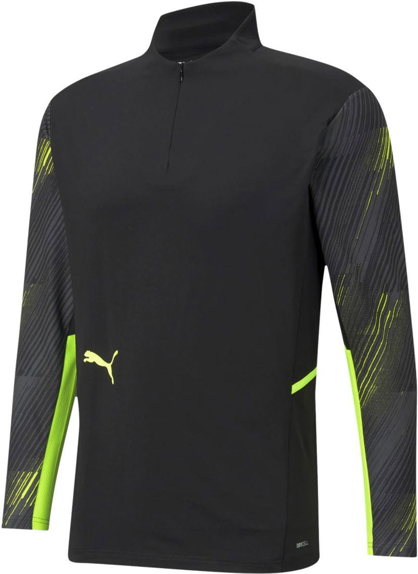 Majica kratkih rukava Puma 1/4 Zip Top Crna | 65721140