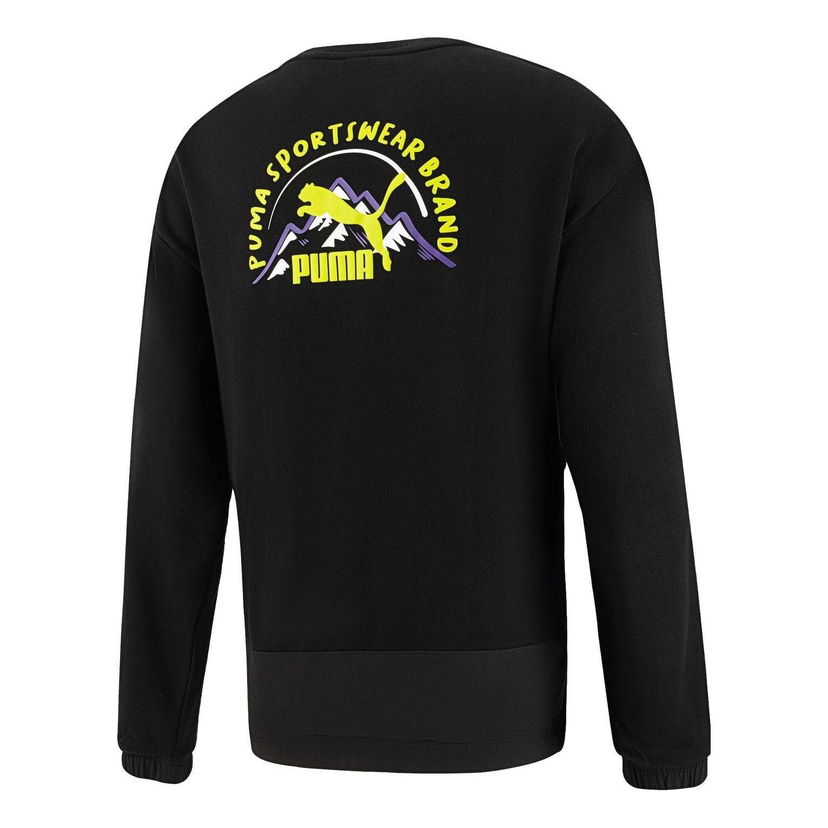 Džemper Puma Camping Mountain Long Sleeve Tee Crna | 537391-01