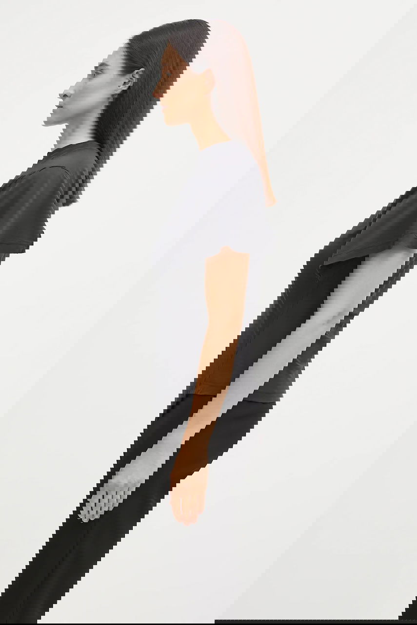 Majica kratkih rukava VETEMENTS VETEMENTS Logo Shifted T-Shirt Crna | WH76TR590B, 1