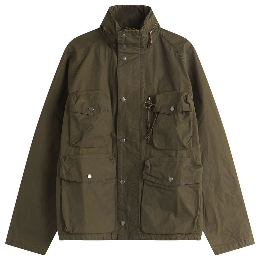 Parka Barbour Men's Heritage+ Westmorland Showerproof Jacket, Size Large Zelena | MSP0135GN71