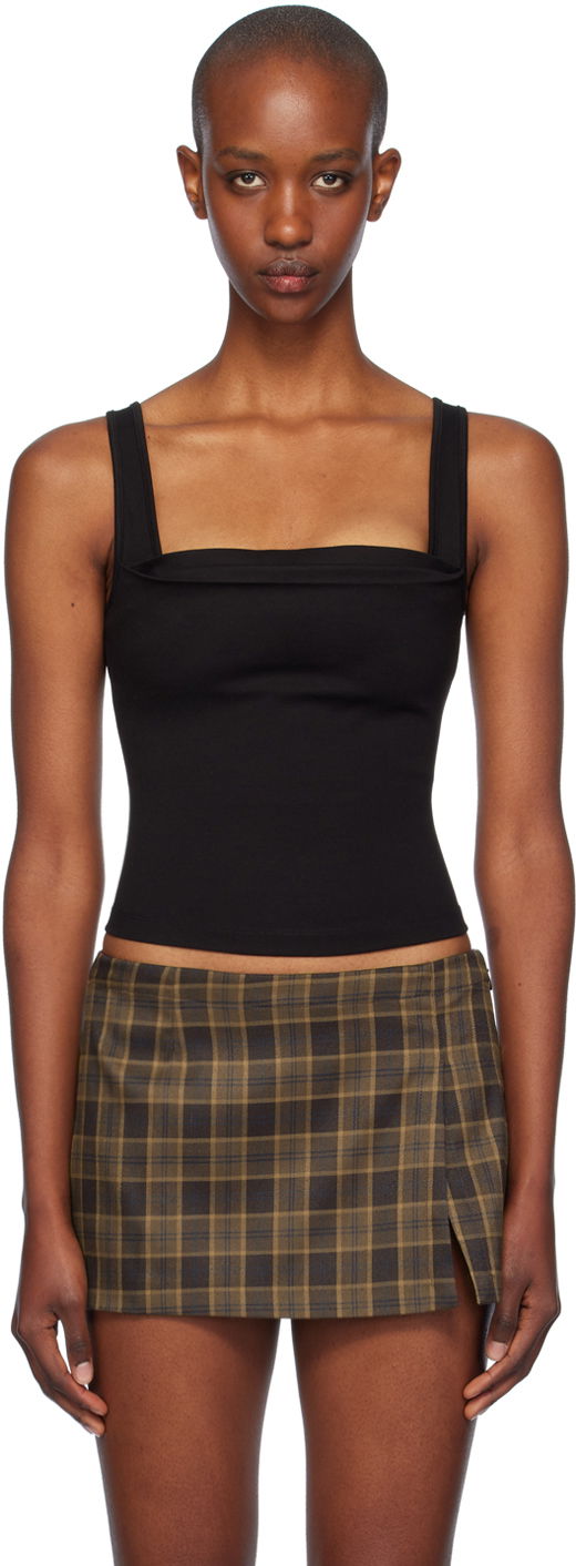 Suknja Miaou Miaou Luna Tank Top Smeđa | 7110PONBLK